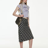 Plaid Mermaid Skirt