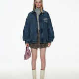 Vintage Style Denim Coat