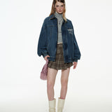 Vintage Style Denim Coat