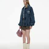 Vintage Style Denim Coat