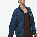 Vintage Style Denim Coat