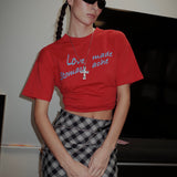 Red Imsa Boxy T-shirt