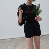 PR Nour Basic T-Shirt / Black