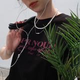PR Nour Basic T-Shirt / Black