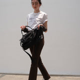 1786 April Day Basic T-Shirt / White