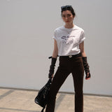 1786 April Day Basic T-Shirt / White