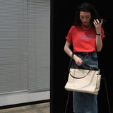 Tran'Quille La Mer Boxy T-Shirt / Red
