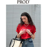 Tran'Quille La Mer Boxy T-Shirt / Red