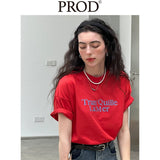 Tran'Quille La Mer Boxy T-Shirt / Red