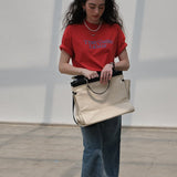 Tran'Quille La Mer Boxy T-Shirt / Red