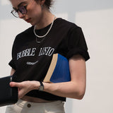 Bubble Lusion Basic Short Sleeve T-Shirt / Black