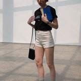 Bubble Lusion Basic Short Sleeve T-Shirt / Black