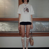 Antiqued Dalmatian Boxy T-shirt