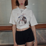 Antiqued Dalmatian Boxy T-shirt
