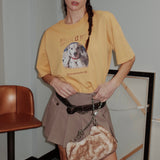Antiqued Dalmatian Oversize T-shirt