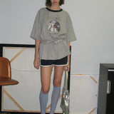 Antiqued Dalmatian Oversize T-shirt