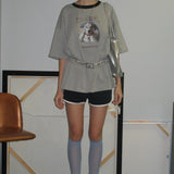Antiqued Dalmatian Oversize T-shirt