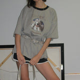 Antiqued Dalmatian Oversize T-shirt