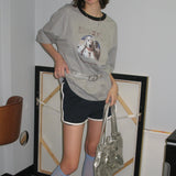 Antiqued Dalmatian Oversize T-shirt