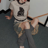 Black Cat Fit T-shirt