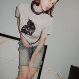 Black Cat Fit T-shirt