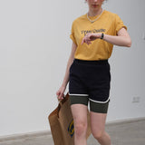 Tran'Quille La Mer Boxy T-Shirt / Yellow