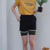 Tran'Quille La Mer Boxy T-Shirt / Yellow