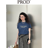 Tran'Quille La Mer Boxy Short Sleeve T-Shirt / Blue