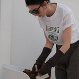Lighting Basic T-Shirt / White