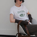 Lighting Basic T-Shirt / White