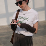 Lighting Basic T-Shirt / White