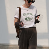 Lighting Basic T-Shirt / White