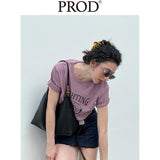 Lighting Basic T-Shirt / Mauve