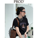 1986 Skateboard Club - Cat Graphic Basic Short Sleeve T-Shirt / Black