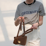 Ordinary Oversized T-Shirt / Gray Black
