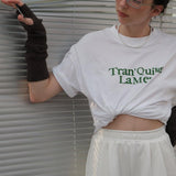Tran'Quille La Mer Boxy T-Shirt / White