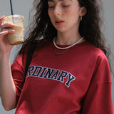 Ordinary Oversized T-Shirt / Red