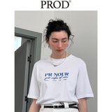 PR Nour Basic Short Sleeve T-Shirt / White