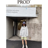 Loose Fit  Concept Quarter Zip Sweatshirt / Melange Grey