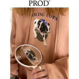 Dancing Cows Fleece Hoodie