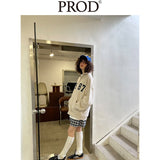 Loose Fit 1987 Quarter Zip Sweatshirt / Beige