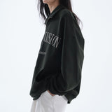 Loose Fit Bubble Lusion Collared Jumper / Green