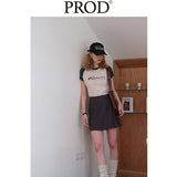 Slim fit Raglan Prodbldg Short Sleeve T-Shirt / Beige & Forest Green