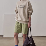 Small Fit Never Cosmic Sweatshirt / Beige