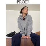 Small Fit Boncie Skyline Full Zip Sweatshirt / Gray