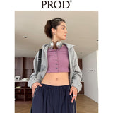 Small Fit Boncie Skyline Full Zip Sweatshirt / Gray