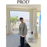 Loose Fit 1986 Skateboard Club Crewneck Sweatshirt / Gray