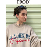Loose Fit Cocalmentmac Embroidered Sweatshirt