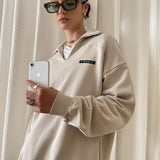 Regular Fit Collared Jumper / Beige