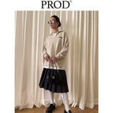 Regular Fit Collared Jumper / Beige